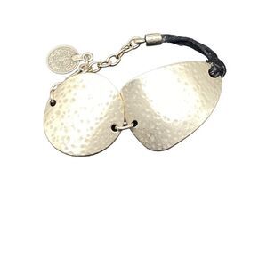 World Market Cost Plus Silver bracelet with replica Turkish Coin